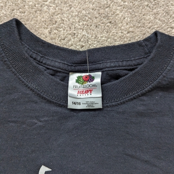 Fruit of the Loom Carleton University Ravens Unisex Tshirt Size 14 16 Years - Picture 3 of 3